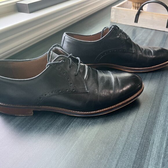 Johnston & Murphy Other - Johnston & Murphy Men's Bradford Cap Toe Black Size 10.5 EUC
